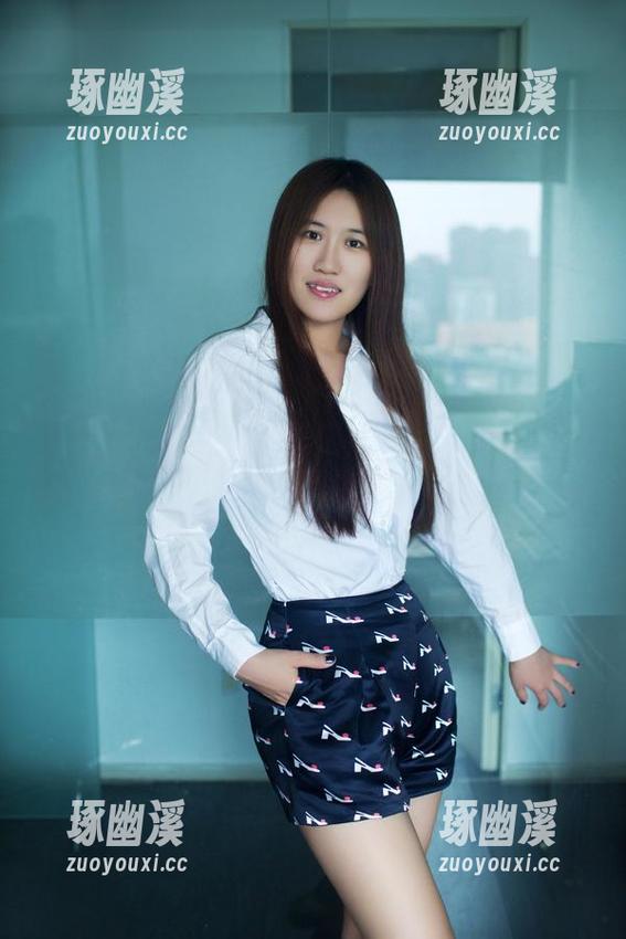 TuiGirl推女郎 - 赵惟依私房：一身白色，像极了无糖燕麦奶