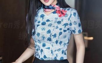 Xiuren秀人网 – 王心怡的短裤回头率在线，挽回了我的眼球