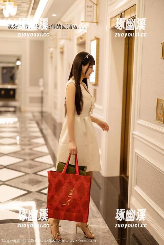 YouMi尤蜜荟-赵可欣baby YouMi尤蜜荟 - 你以为赵可欣baby的女仆只是个形象?原图看了更犯规!