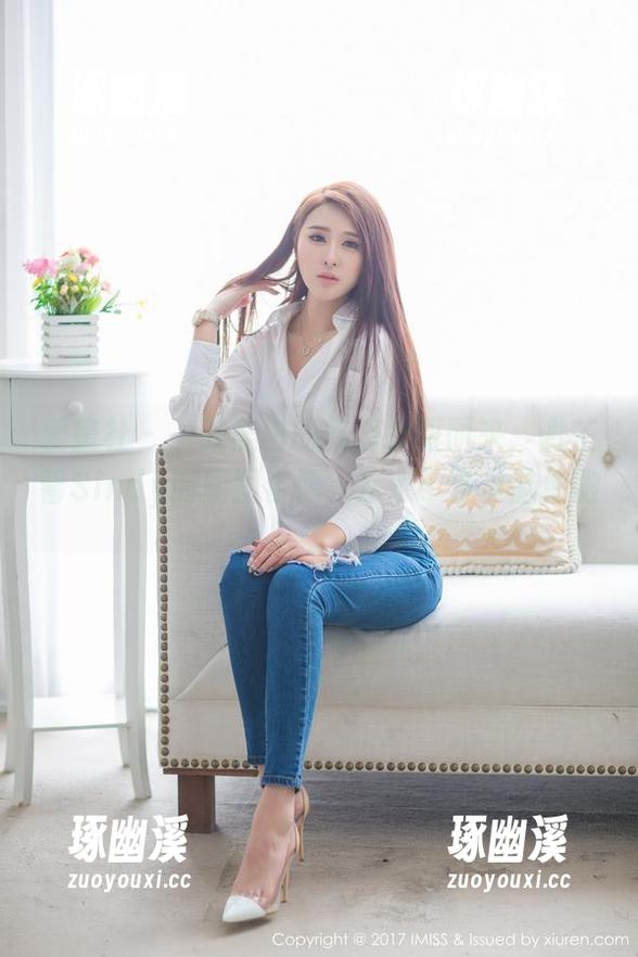 爱蜜社 - 一股黑白的气息扑面而来，谢芷馨Sindy的原图资源，迷惑了多少脑细胞。